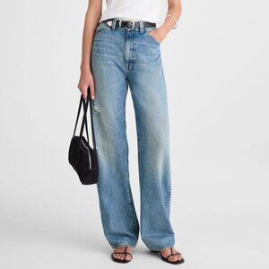 MADEWELL The Balloon Jean Distressed Denim Size 26